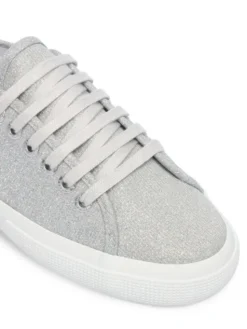 Superga Tenisówki 3750 Jersey Lame Leggera Low Top S4135ZW Srebrny