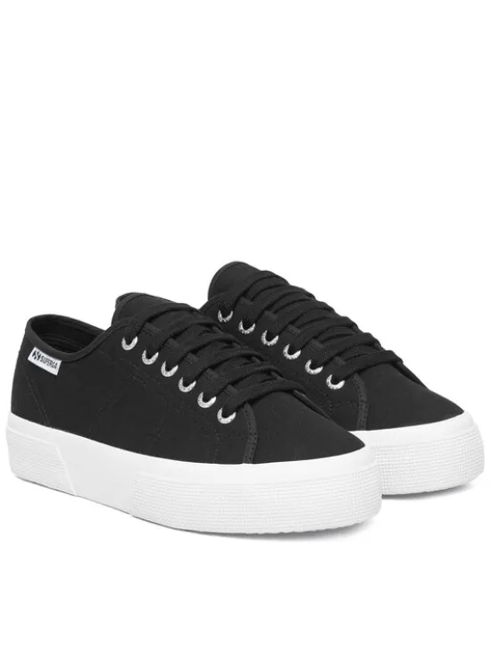 Superga Tenisówki Platform Leggera S2142ZW Czarny