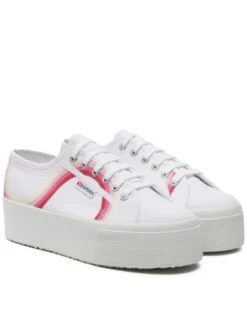 Superga Tenisówki Round Stripes 2790 S4128TW Biały
