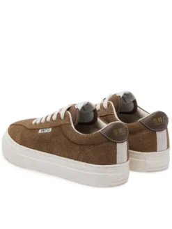 S.W.C Stepney Workers Club Tenisówki Dellow 02 Cup Suede YA22205 Brązowy