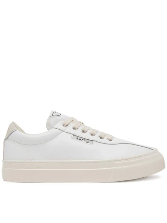 S.W.C Stepney Workers Club Tenisówki Dellow 02 Cup Leather YA21500 Biały