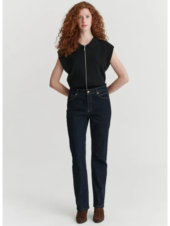TATUUM Jeansy FAROS Granatowy Slim Fit