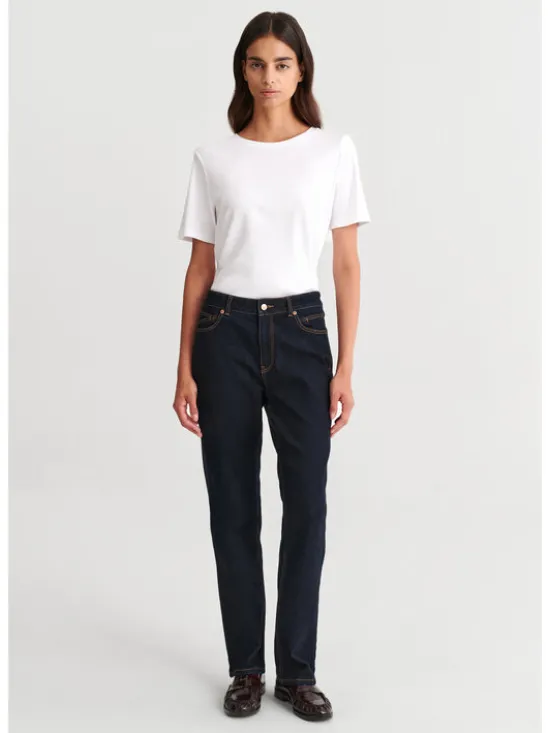 TATUUM Jeansy YUKI Granatowy Straight Fit