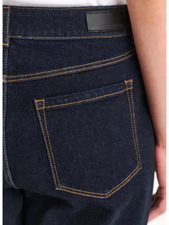 TATUUM Jeansy YUKI Granatowy Straight Fit
