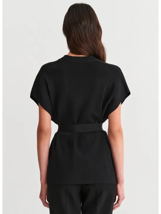 TATUUM Kamizelka RENA Czarny Fitted Fit