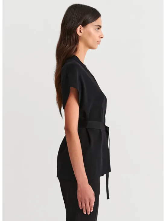 TATUUM Kamizelka RENA Czarny Fitted Fit