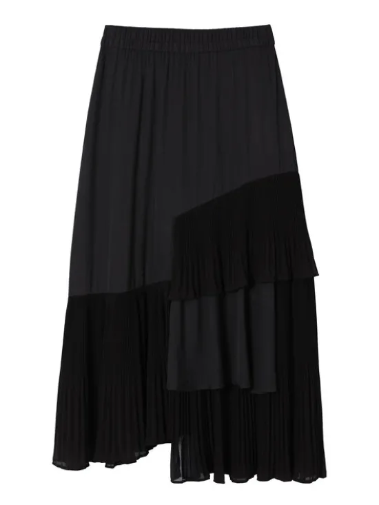 TATUUM Spódnica midi FALBI Brązowy Flare Fit