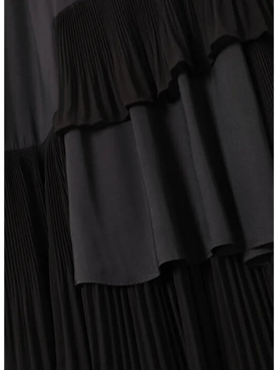 TATUUM Spódnica midi FALBI Brązowy Flare Fit