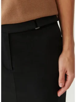 TATUUM Spódnica midi JANA Czarny Close Fit