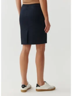 TATUUM Spódnica midi JANA Granatowy Close Fit