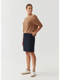 TATUUM Spódnica midi JANA Granatowy Close Fit