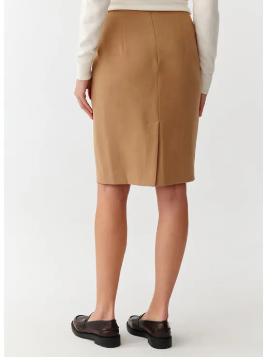 TATUUM Spódnica midi MONO 1 Beżowy Close Fit
