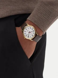 Timex Zegarek Easy Reader® Classic TW2Y12700 Brązowy