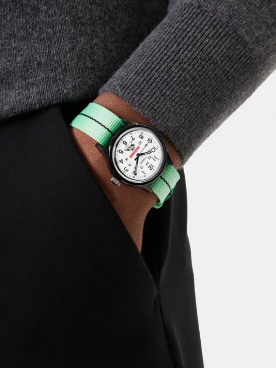 Timex Zegarek Lab Collab TW2Y47100 Zielony