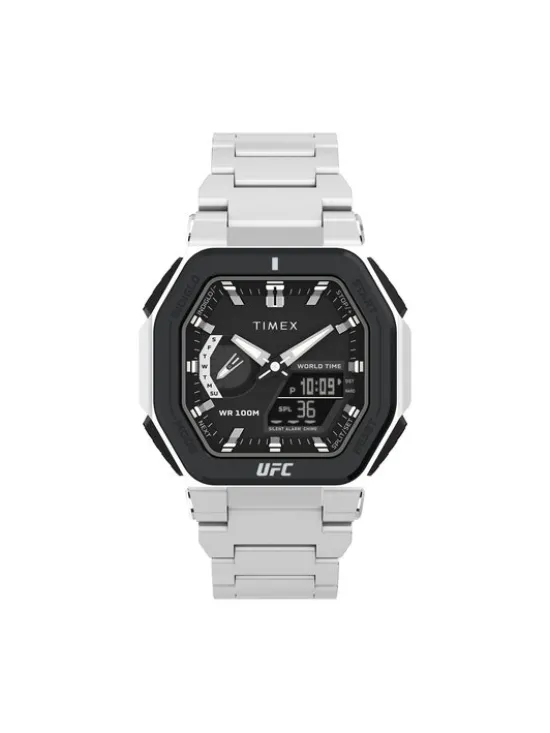 Timex Zegarek UFC Colossus TW2V84600 Srebrny