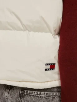 Tommy Jeans Bezrękawnik Alaska DW0DW18611 Biały Cropped Fit