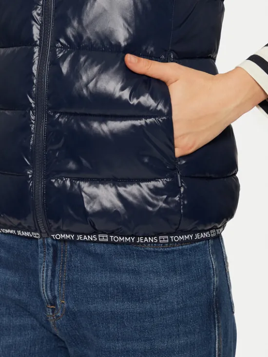 Tommy Jeans Bezrękawnik DW0DW19390 Granatowy Regular Fit