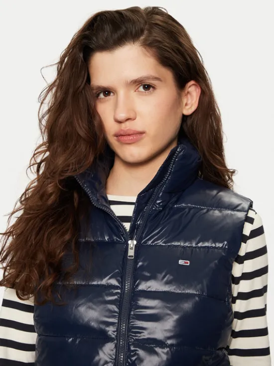 Tommy Jeans Bezrękawnik DW0DW19390 Granatowy Regular Fit