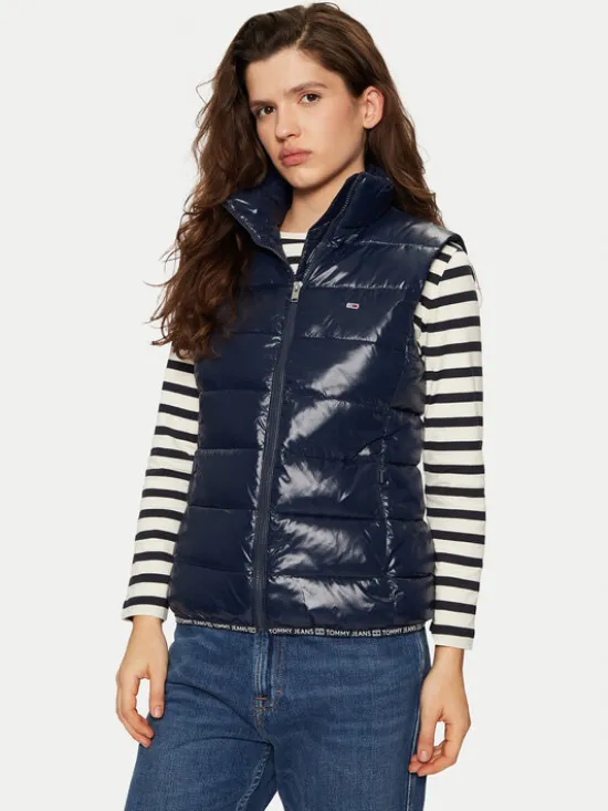 Tommy Jeans Bezrękawnik DW0DW19390 Granatowy Regular Fit