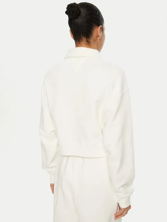 Tommy Jeans Bluza DW0DW19409 Biały Relaxed Fit