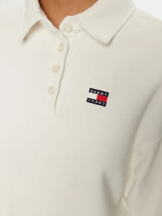 Tommy Jeans Bluza DW0DW19409 Biały Relaxed Fit