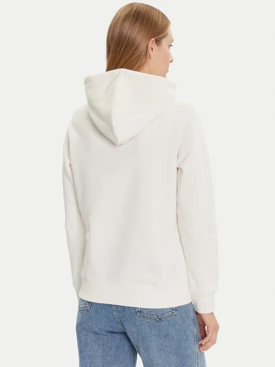 Tommy Jeans Bluza Linear DW0DW21963 Biały Regular Fit