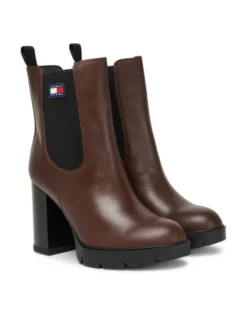 Tommy Jeans Botki Tjw EN0EN02831 Brązowy