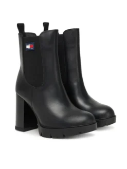Tommy Jeans Botki Tjw EN0EN02831 Czarny
