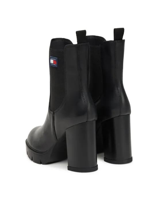 Tommy Jeans Botki Tjw EN0EN02831 Czarny