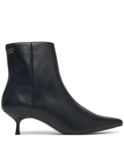 Tommy Jeans Botki Tjw Pointed Kitten Heel Boots EN0EN03172 Czarny