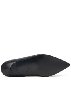 Tommy Jeans Botki Tjw Pointed Kitten Heel Boots EN0EN03172 Czarny