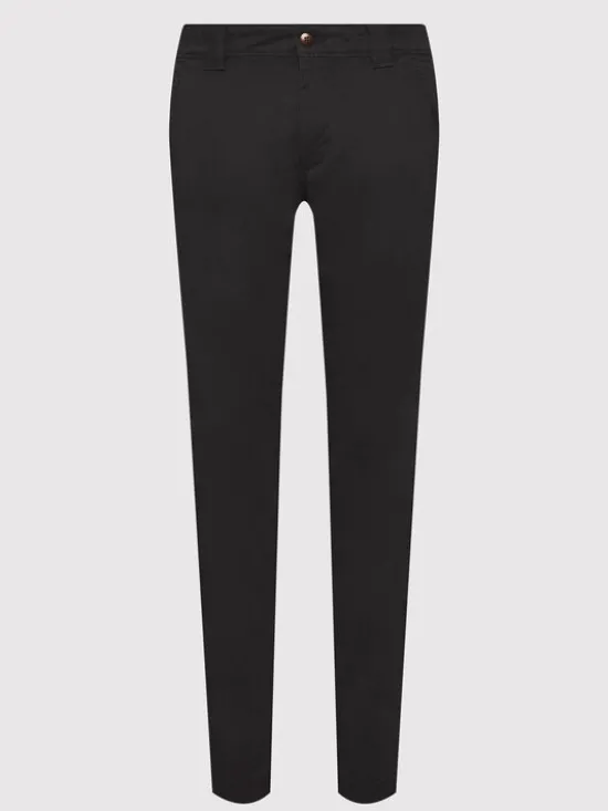 Tommy Jeans Chinosy Scanton DM0DM09595 Czarny Slim Fit