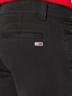 Tommy Jeans Chinosy Scanton DM0DM09595 Czarny Slim Fit