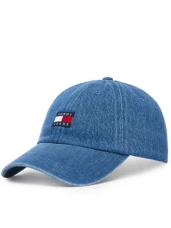 Tommy Jeans Czapka z daszkiem AM0AM14324 Niebieski