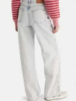 Tommy Jeans Jeansy Claire DW0DW21378 Niebieski Wide Leg
