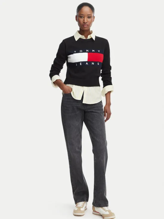 Tommy Jeans Jeansy DW0DW23469 Niebieski Straight Leg