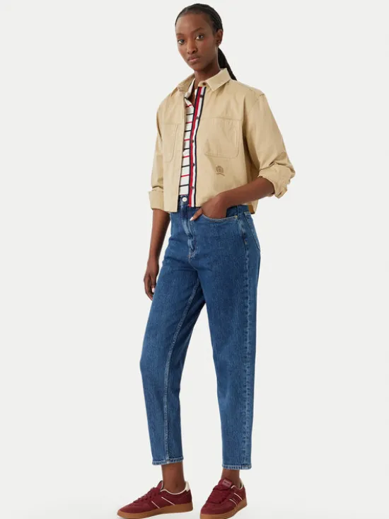 Tommy Jeans Jeansy DW0DW23464 Niebieski Mom Fit