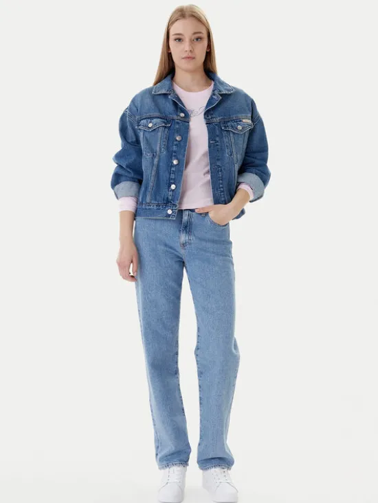 Tommy Jeans Jeansy Kira DW0DW22426 Niebieski Straight Fit