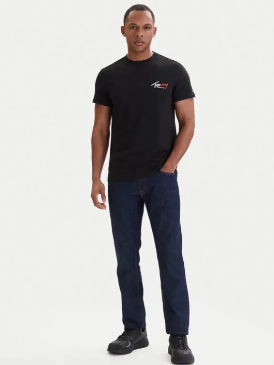 Tommy Jeans Jeansy Scanton DM0DM23063 Granatowy Slim Fit