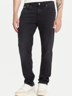 Tommy Jeans Jeansy Scanton DM0DM21888 Czarny Slim Fit