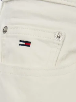 Tommy Jeans Jeansy Scanton DM0DM23270 Biały Slim Fit