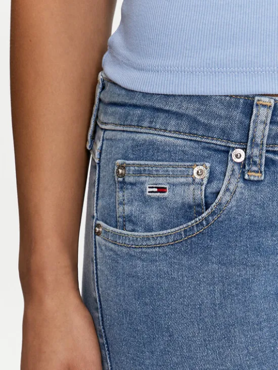 Tommy Jeans Jeansy Sophie DW0DW18237 Niebieski Skinny Fit