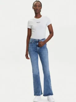 Tommy Jeans Jeansy Sylvia DW0DW20654 Niebieski Flare Fit