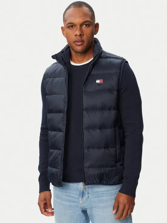 Tommy Jeans Kamizelka DM0DM23232 Granatowy Regular Fit