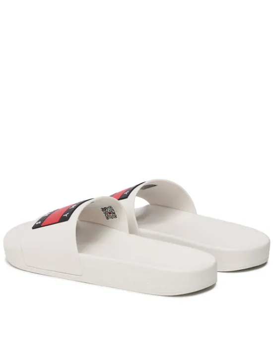 Tommy Jeans Klapki Pool Ess EM0EM01191 Biały