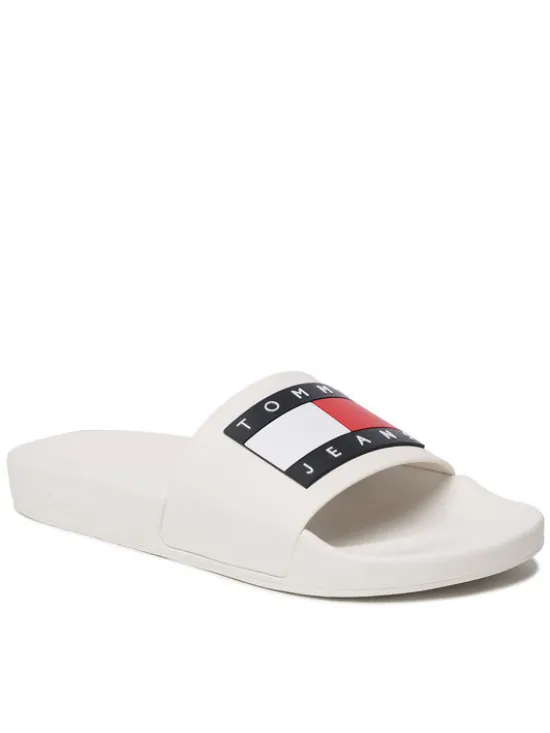Tommy Jeans Klapki Pool Ess EM0EM01191 Biały