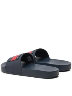 Tommy Jeans Klapki Pool Slide Ess EM0EM01191 Granatowy