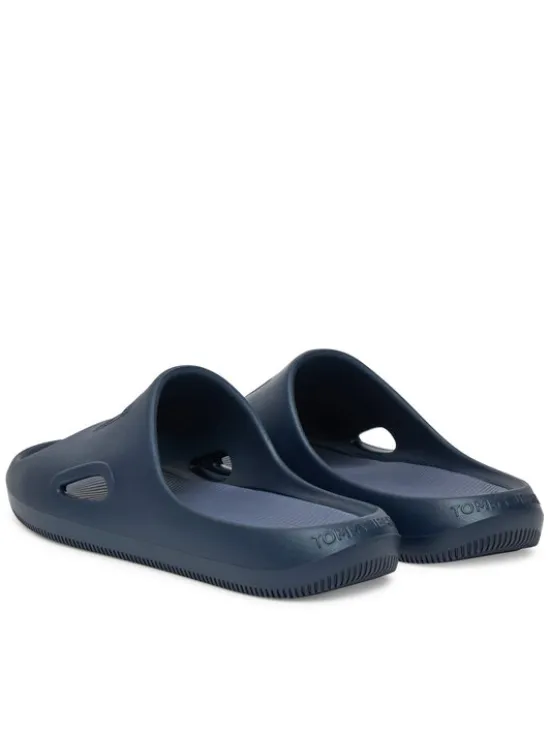 Tommy Jeans Klapki Sporty Pool Slide EM0EM01582 Granatowy