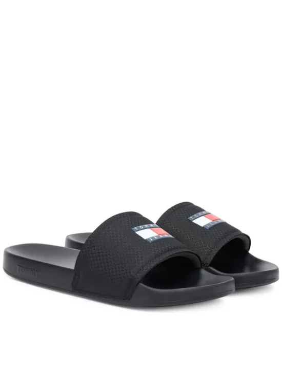 Tommy Jeans Klapki Tjm Pool Slide EM0EM01673 Czarny