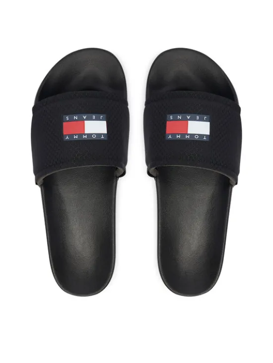 Tommy Jeans Klapki Tjm Pool Slide EM0EM01673 Czarny